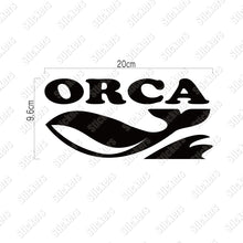 画像をギャラリービューアに読み込む, オルカ カッティングステッカー《ORCA》(超防水・防滴 UVカット 屋外使用可 /C060)
