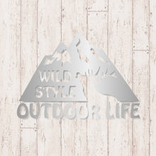 画像をギャラリービューアに読み込む, アウトドアライフ カッティングステッカー《OUTDOOR LIFE》(超防水・防滴 UVカット 屋外使用可 /C080)