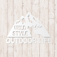 画像をギャラリービューアに読み込む, アウトドアライフ カッティングステッカー《OUTDOOR LIFE》(超防水・防滴 UVカット 屋外使用可 /C080)