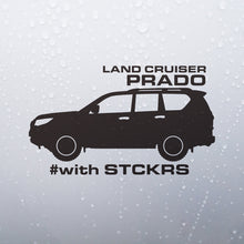 画像をギャラリービューアに読み込む, プラド カッティングステッカー《PRADO》(名入れOK 超防水・防滴 UVカット 屋外使用可 /C116)