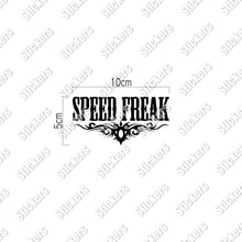 画像をギャラリービューアに読み込む, スピードフリーク カッティングステッカー《SPEED FREAK》(超防水・防滴 UVカット 屋外使用可 /C041)