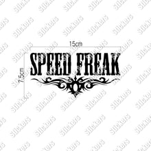 画像をギャラリービューアに読み込む, スピードフリーク カッティングステッカー《SPEED FREAK》(超防水・防滴 UVカット 屋外使用可 /C041)