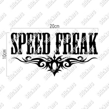 画像をギャラリービューアに読み込む, スピードフリーク カッティングステッカー《SPEED FREAK》(超防水・防滴 UVカット 屋外使用可 /C041)