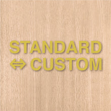 画像をギャラリービューアに読み込む, スタンダード⇔カスタム カッティングステッカー《STANDARD⇔CUSTOM》(超防水・防滴 UVカット 屋外使用可 /C111)