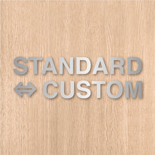 画像をギャラリービューアに読み込む, スタンダード⇔カスタム カッティングステッカー《STANDARD⇔CUSTOM》(超防水・防滴 UVカット 屋外使用可 /C111)