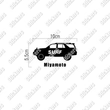 画像をギャラリービューアに読み込む, SURF|カッティングステッカー 名入れOK 超防水・防滴 UVカット 屋外使用可 /C104