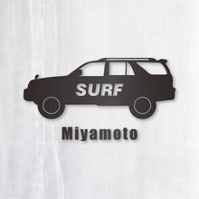 画像をギャラリービューアに読み込む, SURF|カッティングステッカー 名入れOK 超防水・防滴 UVカット 屋外使用可 /C104