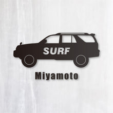 画像をギャラリービューアに読み込む, SURF|カッティングステッカー 名入れOK 超防水・防滴 UVカット 屋外使用可 /C104