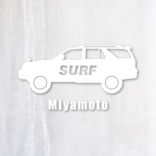 画像をギャラリービューアに読み込む, SURF|カッティングステッカー 名入れOK 超防水・防滴 UVカット 屋外使用可 /C104