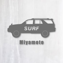 画像をギャラリービューアに読み込む, SURF|カッティングステッカー 名入れOK 超防水・防滴 UVカット 屋外使用可 /C104