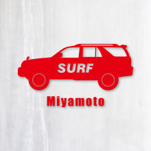 画像をギャラリービューアに読み込む, SURF|カッティングステッカー 名入れOK 超防水・防滴 UVカット 屋外使用可 /C104