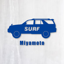 画像をギャラリービューアに読み込む, SURF|カッティングステッカー 名入れOK 超防水・防滴 UVカット 屋外使用可 /C104