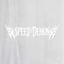 画像をギャラリービューアに読み込む, スピードデーモン カッティングステッカー《SPEED DEMON》(超防水・防滴 UVカット 屋外使用可 /C065)