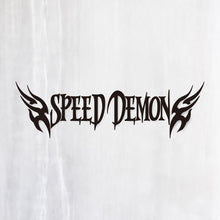 画像をギャラリービューアに読み込む, スピードデーモン カッティングステッカー《SPEED DEMON》(超防水・防滴 UVカット 屋外使用可 /C065)