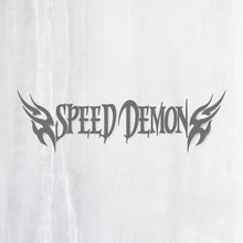 画像をギャラリービューアに読み込む, スピードデーモン カッティングステッカー《SPEED DEMON》(超防水・防滴 UVカット 屋外使用可 /C065)