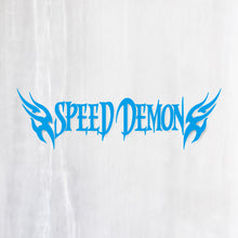 画像をギャラリービューアに読み込む, スピードデーモン カッティングステッカー《SPEED DEMON》(超防水・防滴 UVカット 屋外使用可 /C065)