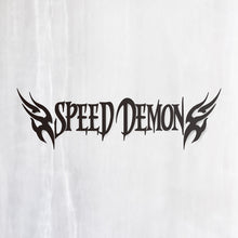 画像をギャラリービューアに読み込む, スピードデーモン カッティングステッカー《SPEED DEMON》(超防水・防滴 UVカット 屋外使用可 /C065)