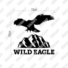 画像をギャラリービューアに読み込む, Wild Eagle ワイルドイーグル|カッティングステッカー 超防水・防滴 UVカット 屋外使用可 /C078