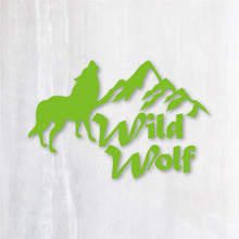 画像をギャラリービューアに読み込む, Wild Wolf ワイルドウルフ|カッティングステッカー 超防水・防滴 UVカット 屋外使用可 /C066