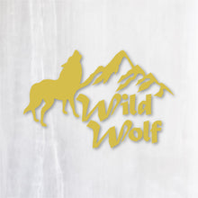 画像をギャラリービューアに読み込む, Wild Wolf ワイルドウルフ|カッティングステッカー 超防水・防滴 UVカット 屋外使用可 /C066