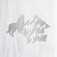 画像をギャラリービューアに読み込む, Wild Wolf ワイルドウルフ|カッティングステッカー 超防水・防滴 UVカット 屋外使用可 /C066
