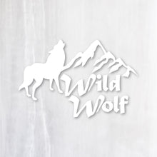 画像をギャラリービューアに読み込む, Wild Wolf ワイルドウルフ|カッティングステッカー 超防水・防滴 UVカット 屋外使用可 /C066