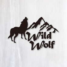 画像をギャラリービューアに読み込む, Wild Wolf ワイルドウルフ|カッティングステッカー 超防水・防滴 UVカット 屋外使用可 /C066