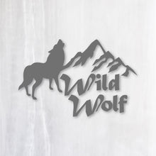 画像をギャラリービューアに読み込む, Wild Wolf ワイルドウルフ|カッティングステッカー 超防水・防滴 UVカット 屋外使用可 /C066