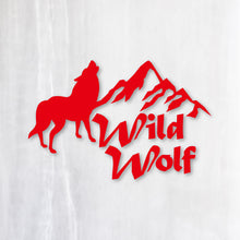 画像をギャラリービューアに読み込む, Wild Wolf ワイルドウルフ|カッティングステッカー 超防水・防滴 UVカット 屋外使用可 /C066