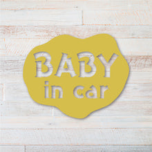 画像をギャラリービューアに読み込む, ゆるかわ カッティングステッカー《BABY IN CAR ベビー・イン・カー / KIDS IN CAR キッズ・イン・カー》(超防水・防滴 UVカット 屋外使用可 /C110)