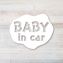 画像をギャラリービューアに読み込む, ゆるかわ カッティングステッカー《BABY IN CAR ベビー・イン・カー / KIDS IN CAR キッズ・イン・カー》(超防水・防滴 UVカット 屋外使用可 /C110)
