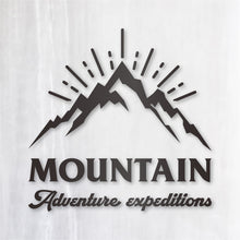 画像をギャラリービューアに読み込む, 山岳探検隊 カッティングステッカー《Mountain Adventure Expeditions》(超防水・防滴 UVカット 屋外使用可 /C039)