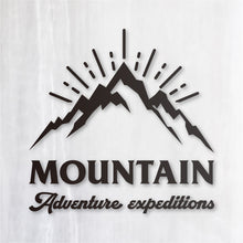 画像をギャラリービューアに読み込む, 山岳探検隊 カッティングステッカー《Mountain Adventure Expeditions》(超防水・防滴 UVカット 屋外使用可 /C039)