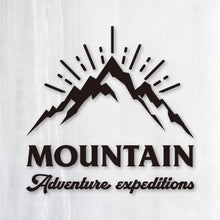 画像をギャラリービューアに読み込む, 山岳探検隊 カッティングステッカー《Mountain Adventure Expeditions》(超防水・防滴 UVカット 屋外使用可 /C039)