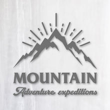 画像をギャラリービューアに読み込む, 山岳探検隊 カッティングステッカー《Mountain Adventure Expeditions》(超防水・防滴 UVカット 屋外使用可 /C039)