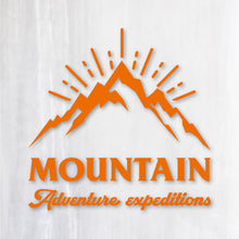 画像をギャラリービューアに読み込む, 山岳探検隊 カッティングステッカー《Mountain Adventure Expeditions》(超防水・防滴 UVカット 屋外使用可 /C039)