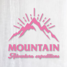 画像をギャラリービューアに読み込む, 山岳探検隊 カッティングステッカー《Mountain Adventure Expeditions》(超防水・防滴 UVカット 屋外使用可 /C039)