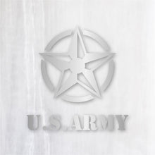 画像をギャラリービューアに読み込む, アーミースター カッティングステッカー《ARMY STAR》(名入れOK 超防水・防滴 UVカット 屋外使用可 /C017)