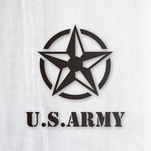 画像をギャラリービューアに読み込む, アーミースター カッティングステッカー《ARMY STAR》(名入れOK 超防水・防滴 UVカット 屋外使用可 /C017)