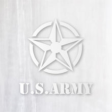 画像をギャラリービューアに読み込む, アーミースター カッティングステッカー《ARMY STAR》(名入れOK 超防水・防滴 UVカット 屋外使用可 /C017)