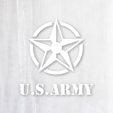 画像をギャラリービューアに読み込む, アーミースター カッティングステッカー《ARMY STAR》(名入れOK 超防水・防滴 UVカット 屋外使用可 /C017)