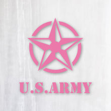 画像をギャラリービューアに読み込む, アーミースター カッティングステッカー《ARMY STAR》(名入れOK 超防水・防滴 UVカット 屋外使用可 /C017)