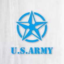 画像をギャラリービューアに読み込む, アーミースター カッティングステッカー《ARMY STAR》(名入れOK 超防水・防滴 UVカット 屋外使用可 /C017)