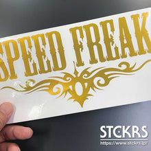 画像をギャラリービューアに読み込む, スピードフリーク カッティングステッカー《SPEED FREAK》(超防水・防滴 UVカット 屋外使用可 /C041)