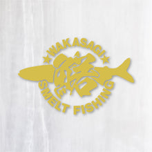 画像をギャラリービューアに読み込む, WAKASAGI SMELT FISHING ワカサギ釣り|カッティングステッカー 超防水・防滴 UVカット 屋外使用可 /C031