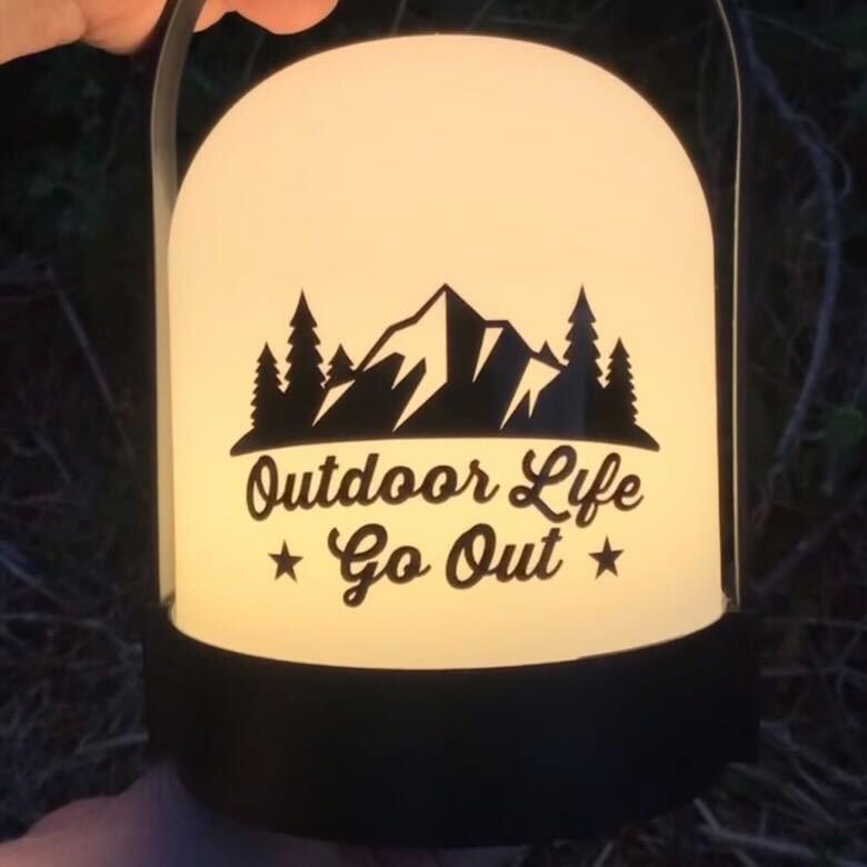 アウトドアライフ・ゴーアウト《Outdoor Life Go Out》カッティングステッカー