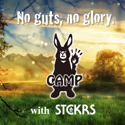 うさぎCAMP カッティングステッカー