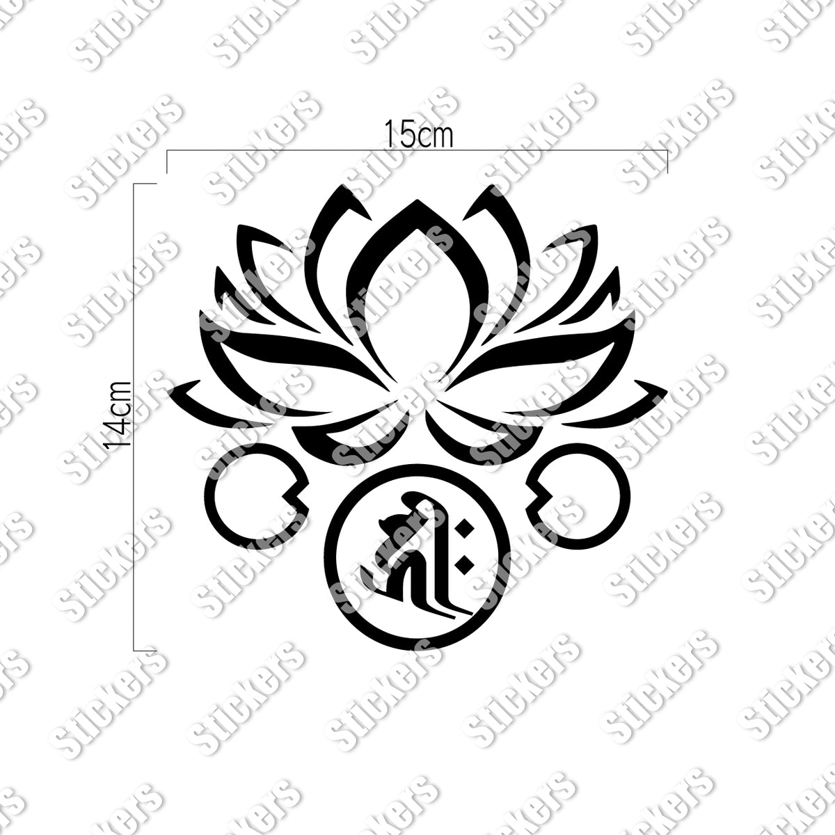 干支・守護梵字 シリーズ参《午年・未申年》カッティングステッカー