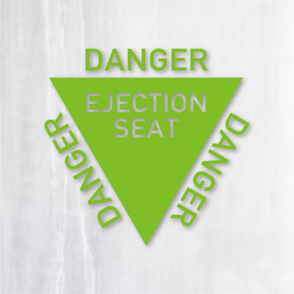 射出座席マーク《EJECTION SEAT》カッティングステッカー マスカット