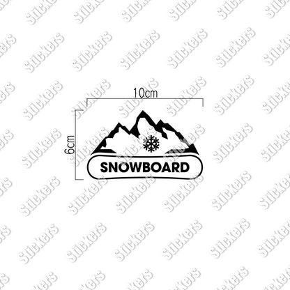 マウンテン スノーボード《Mountain Snowboard》カッティングステッカー